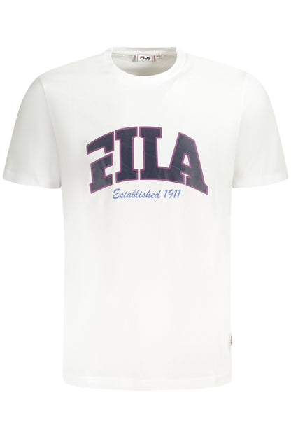 FILA T-SHIRT MANICHE CORTE UOMO BIANCO