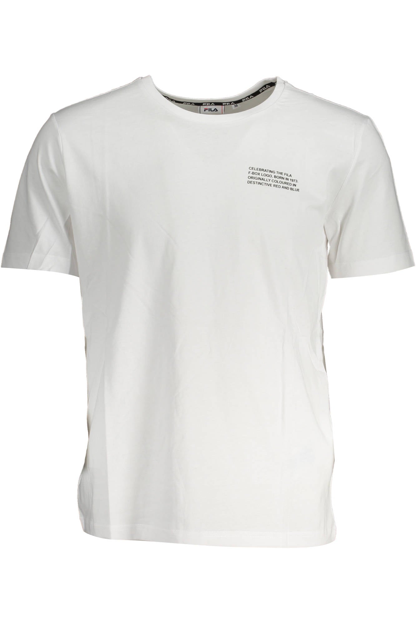 FILA T-SHIRT MANICHE CORTE UOMO BIANCO