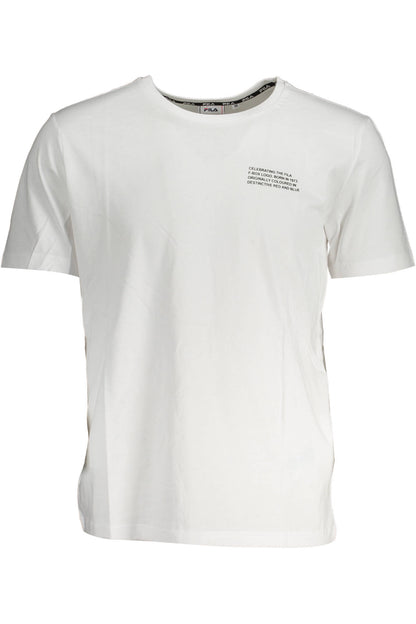 FILA T-SHIRT MANICHE CORTE UOMO BIANCO