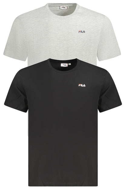 FILA T-SHIRT MANICHE CORTE UOMO NERO