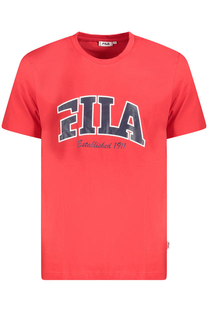 FILA T-SHIRT MANICHE CORTE UOMO ROSSO