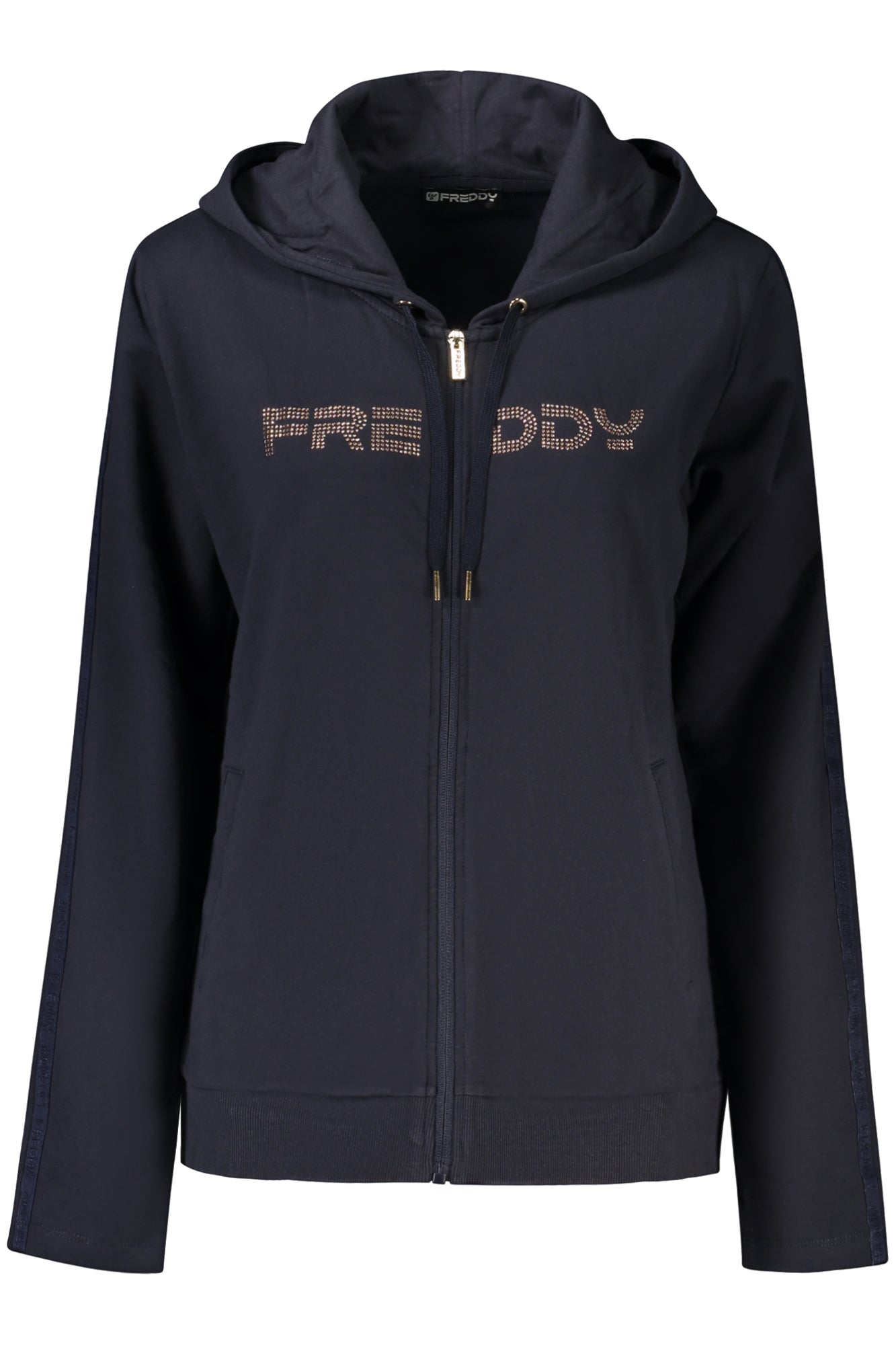 FREDDY FELPA CON ZIP DONNA BLU