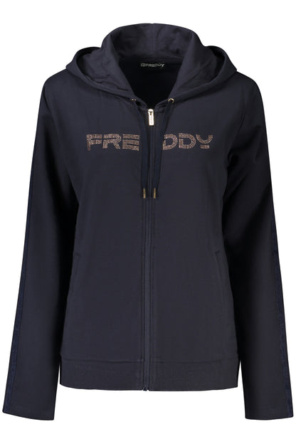 FREDDY FELPA CON ZIP DONNA BLU