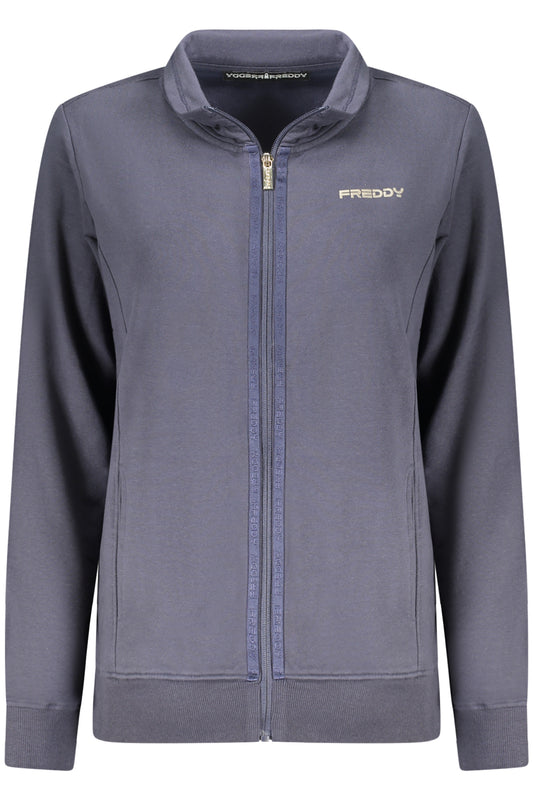 FREDDY FELPA CON ZIP DONNA BLU