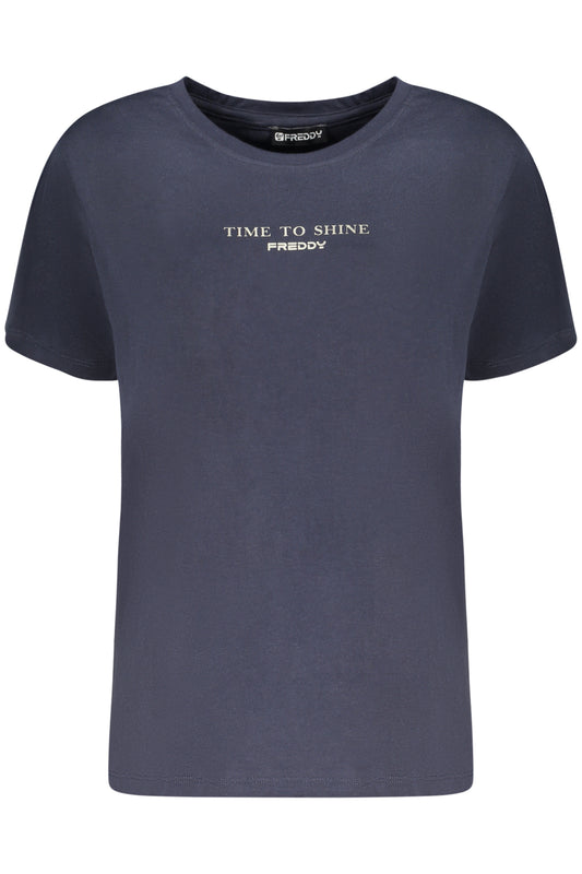 FREDDY T-SHIRT MANICHE CORTE DONNA BLU