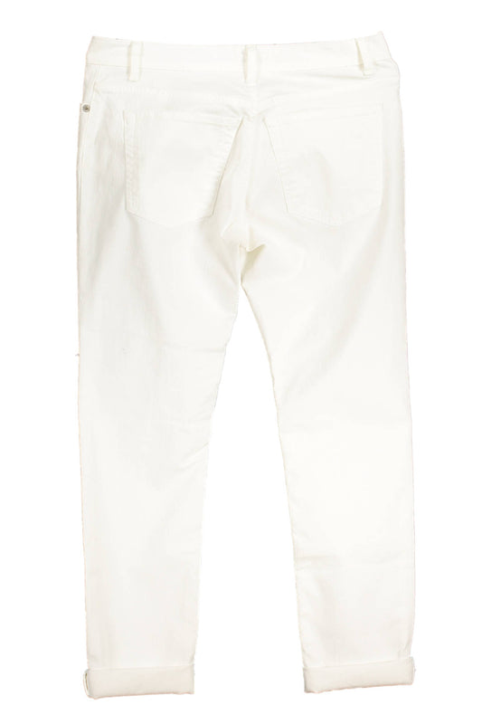FRED PERRY PANTALONE DONNA BIANCO