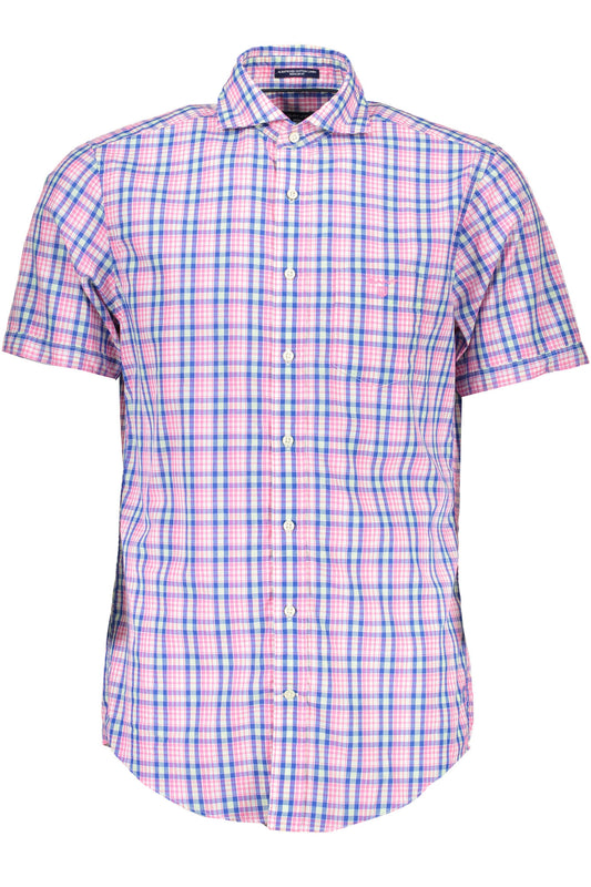GANT CAMICIA MANICHE CORTE UOMO ROSA