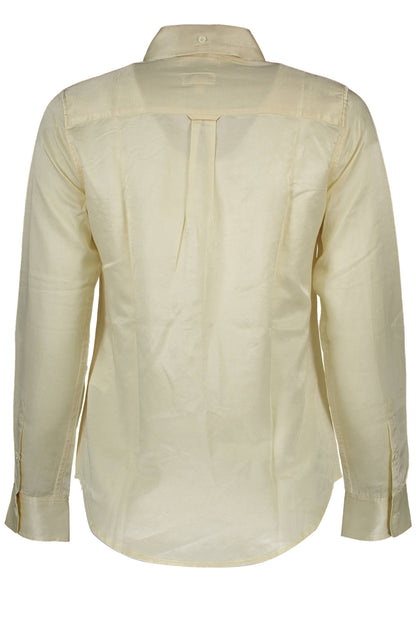 GANT CAMICIA MANICHE LUNGHE DONNA BEIGE