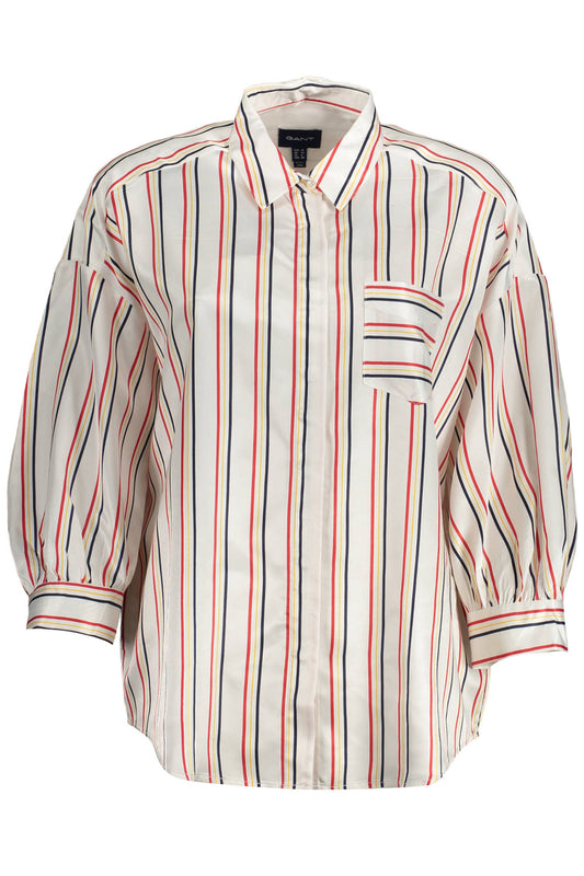 GANT CAMICIA MANICHE LUNGHE DONNA BIANCO