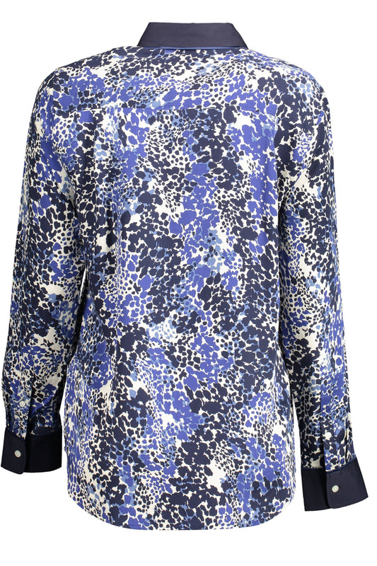 GANT CAMICIA MANICHE LUNGHE DONNA BLU