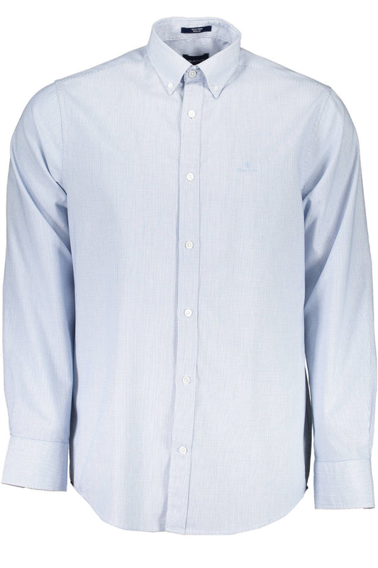 GANT CAMICIA MANICHE LUNGHE UOMO AZZURRO