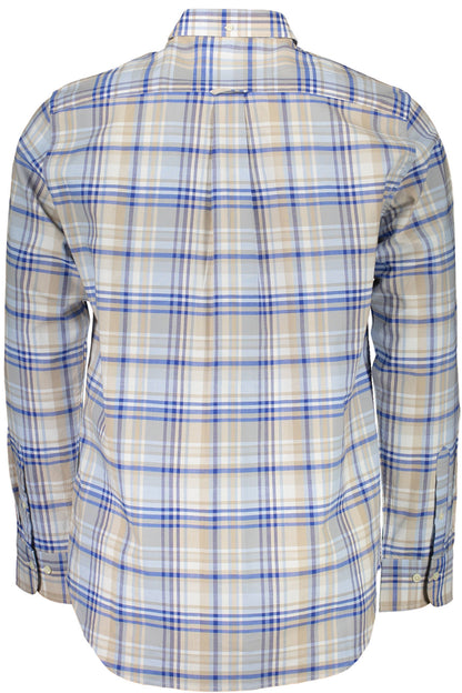GANT CAMICIA MANICHE LUNGHE UOMO AZZURRO