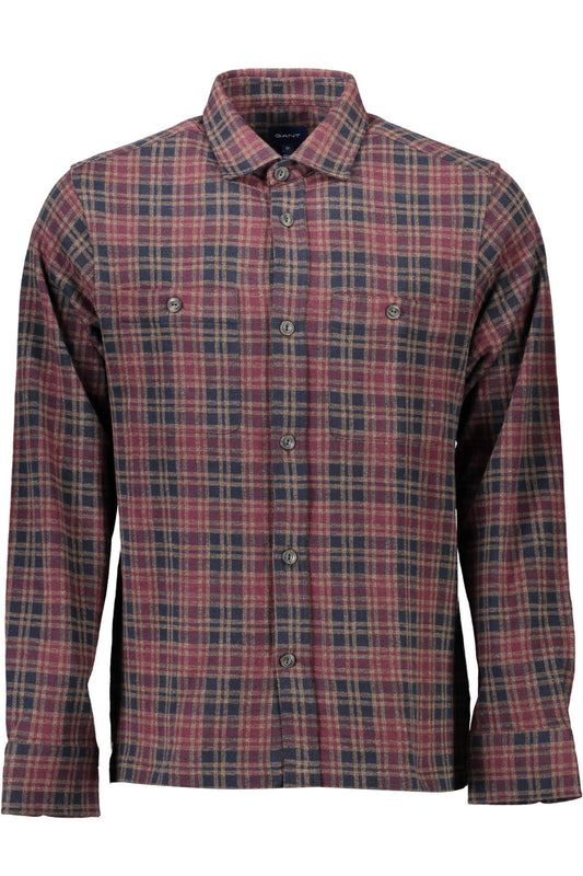 GANT CAMICIA MANICHE LUNGHE UOMO MARRONE