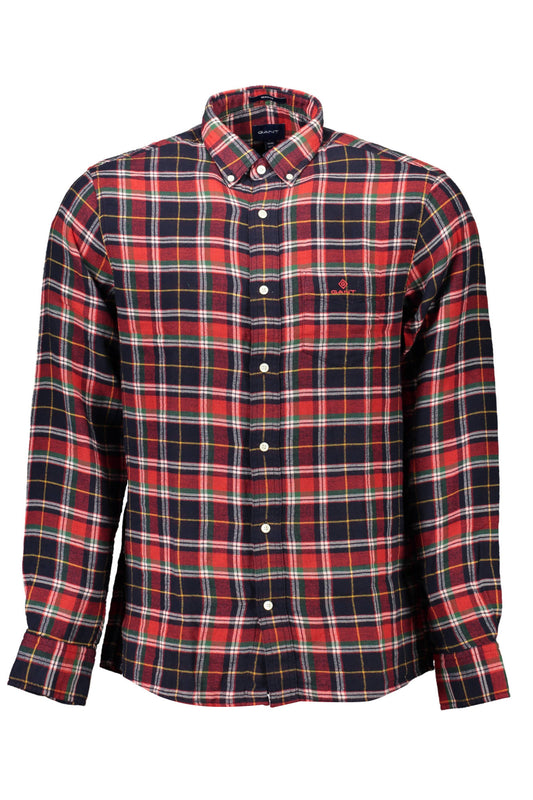 GANT CAMICIA MANICHE LUNGHE UOMO ROSSO