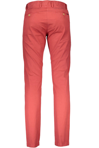 GANT PANTALONE UOMO ROSSO