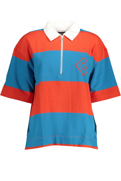 GANT POLO MANICHE CORTE DONNA ROSSO