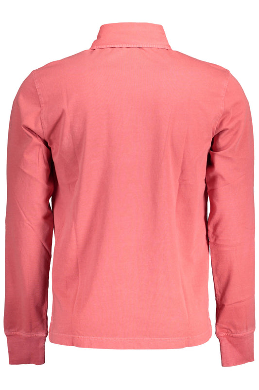 GANT POLO MANICHE LUNGHE UOMO ROSSO
