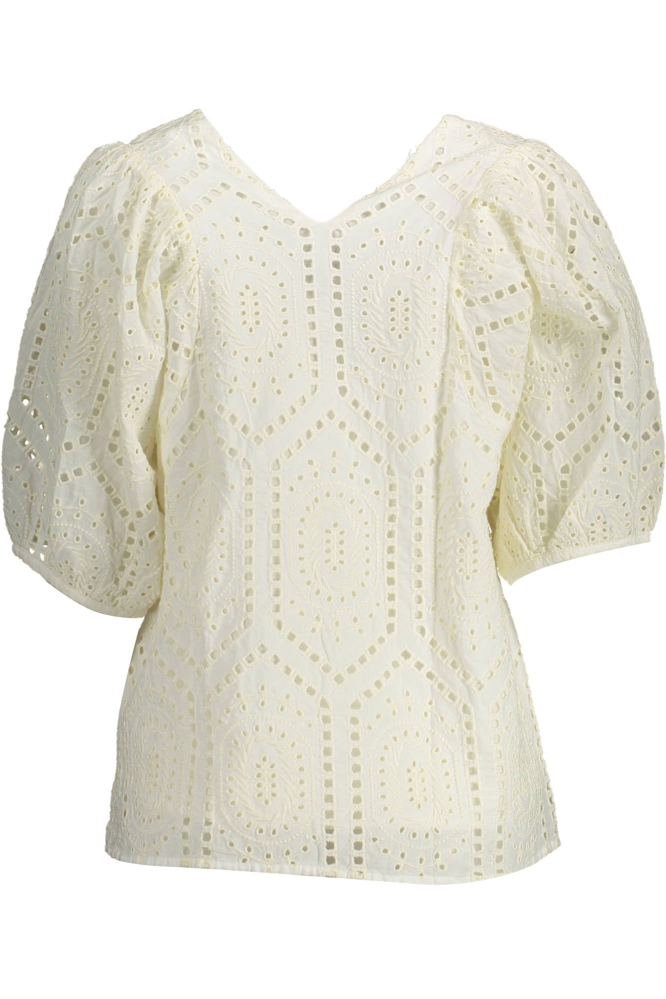 GANT T-SHIRT MANICHE CORTE DONNA BIANCO