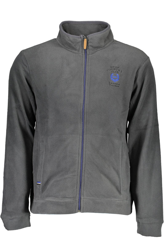 GIAN MARCO VENTURI FELPA CON ZIP UOMO BLU
