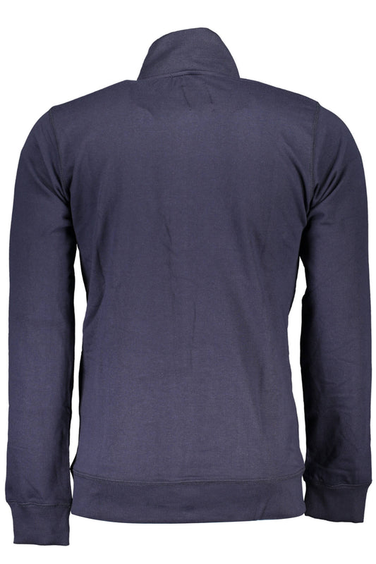 GIAN MARCO VENTURI FELPA CON ZIP UOMO BLU