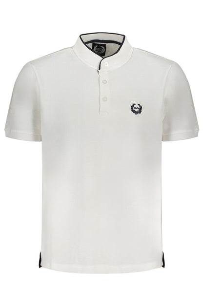 GIAN MARCO VENTURI POLO MANICHE CORTE UOMO BIANCO