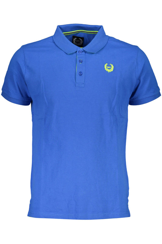 GIAN MARCO VENTURI POLO MANICHE CORTE UOMO BLU