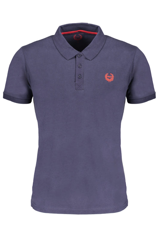 GIAN MARCO VENTURI POLO MANICHE CORTE UOMO BLU