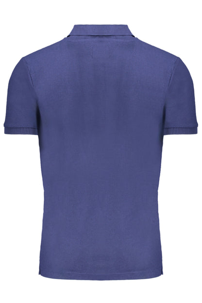 GIAN MARCO VENTURI POLO MANICHE CORTE UOMO BLU