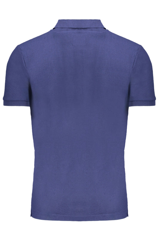 GIAN MARCO VENTURI POLO MANICHE CORTE UOMO BLU