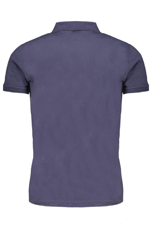 GIAN MARCO VENTURI POLO MANICHE CORTE UOMO BLU