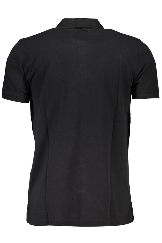 GIAN MARCO VENTURI POLO MANICHE CORTE UOMO NERO