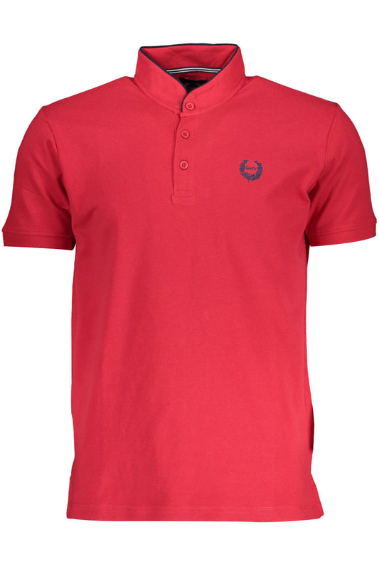 GIAN MARCO VENTURI POLO MANICHE CORTE UOMO ROSSO