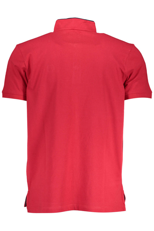 GIAN MARCO VENTURI POLO MANICHE CORTE UOMO ROSSO