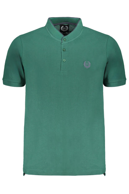 GIAN MARCO VENTURI POLO MANICHE CORTE UOMO VERDE
