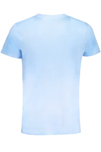 GIAN MARCO VENTURI T-SHIRT MANICHE CORTE UOMO AZZURRO