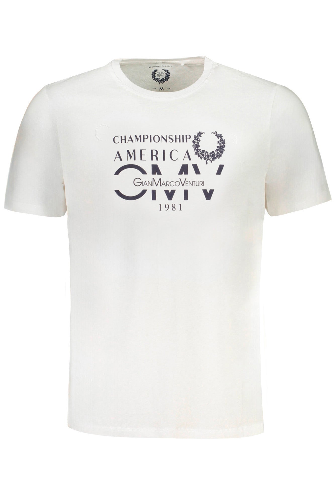 GIAN MARCO VENTURI T-SHIRT MANICHE CORTE UOMO BIANCO