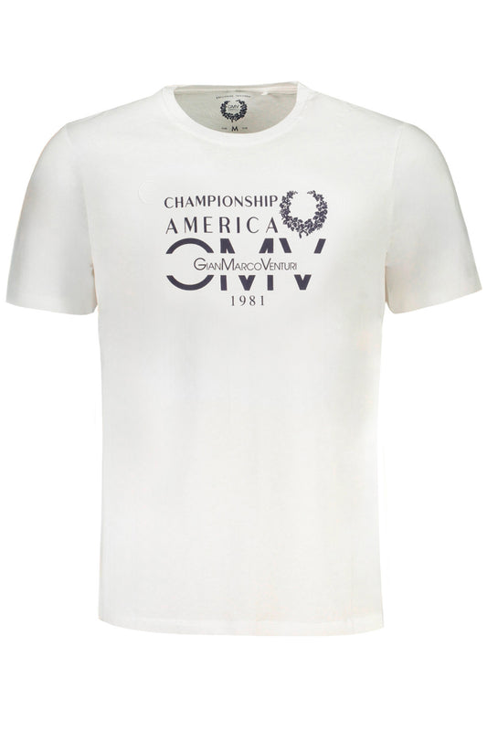 GIAN MARCO VENTURI T-SHIRT MANICHE CORTE UOMO BIANCO