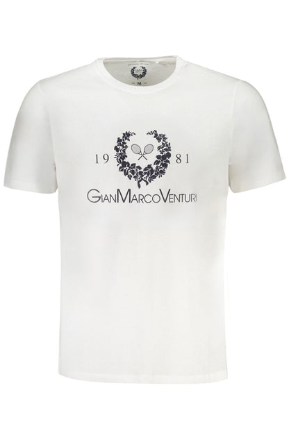 GIAN MARCO VENTURI T-SHIRT MANICHE CORTE UOMO BIANCO