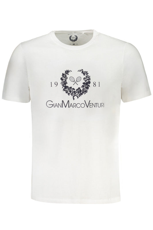 GIAN MARCO VENTURI T-SHIRT MANICHE CORTE UOMO BIANCO