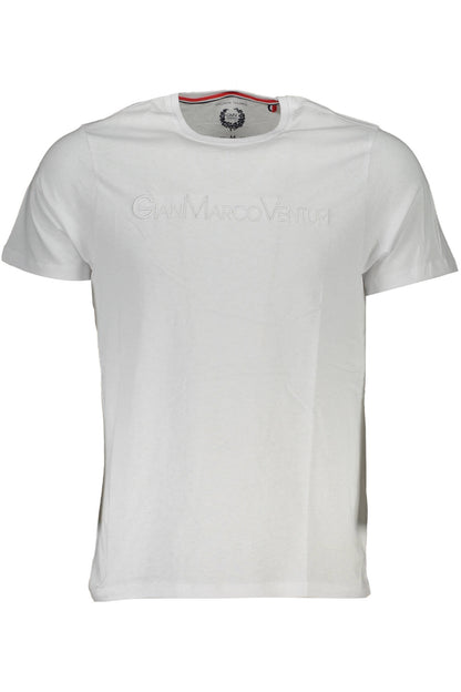 GIAN MARCO VENTURI T-SHIRT MANICHE CORTE UOMO BIANCO