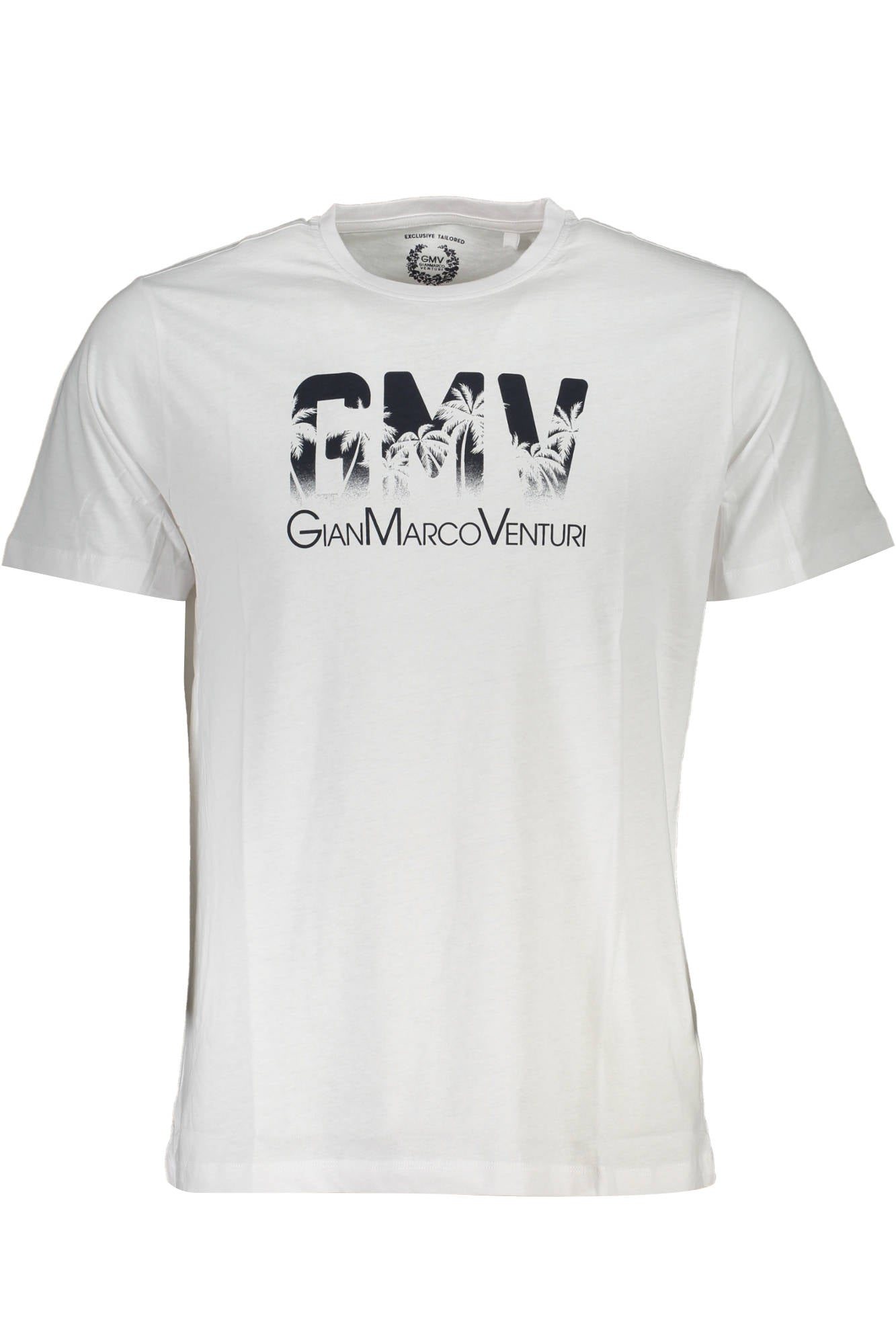 GIAN MARCO VENTURI T-SHIRT MANICHE CORTE UOMO BIANCO