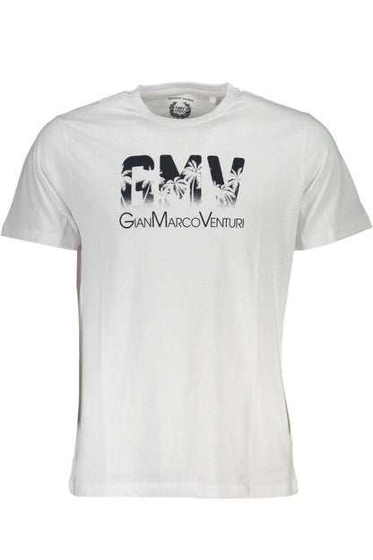 GIAN MARCO VENTURI T-SHIRT MANICHE CORTE UOMO BIANCO