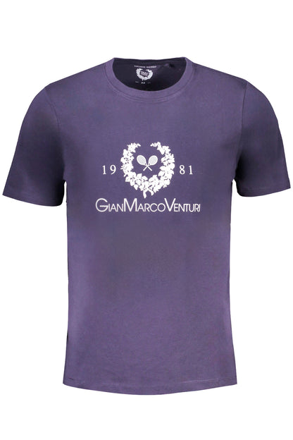 GIAN MARCO VENTURI T-SHIRT MANICHE CORTE UOMO BLU