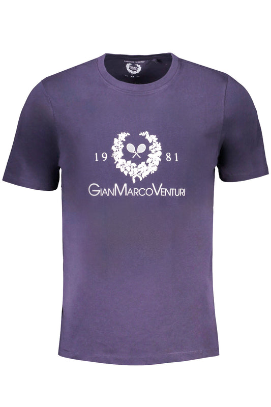 GIAN MARCO VENTURI T-SHIRT MANICHE CORTE UOMO BLU