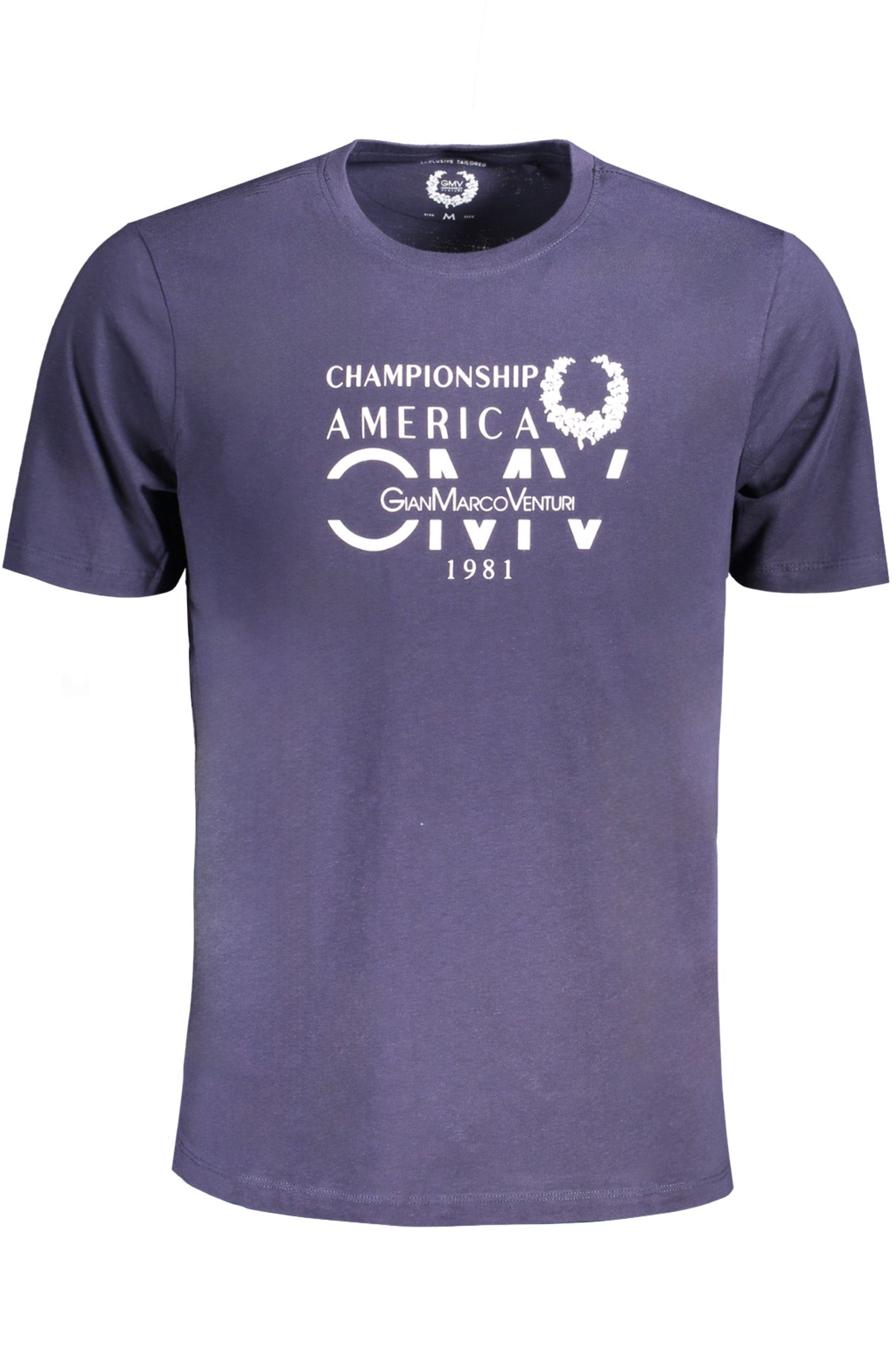 GIAN MARCO VENTURI T-SHIRT MANICHE CORTE UOMO BLU