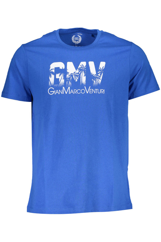 GIAN MARCO VENTURI T-SHIRT MANICHE CORTE UOMO BLU