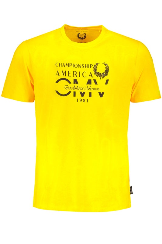 GIAN MARCO VENTURI T-SHIRT MANICHE CORTE UOMO GIALLO