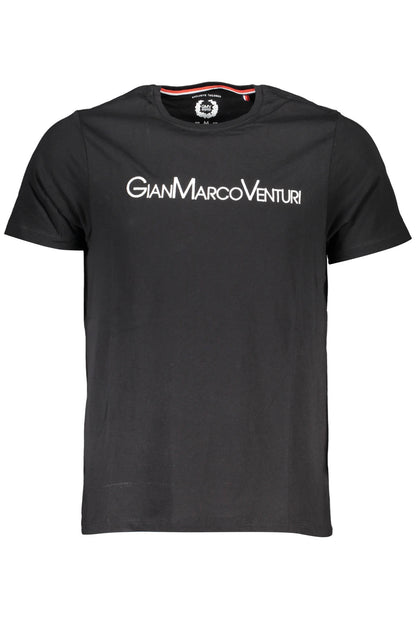 GIAN MARCO VENTURI T-SHIRT MANICHE CORTE UOMO NERO