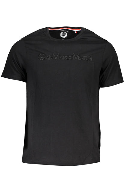 GIAN MARCO VENTURI T-SHIRT MANICHE CORTE UOMO NERO