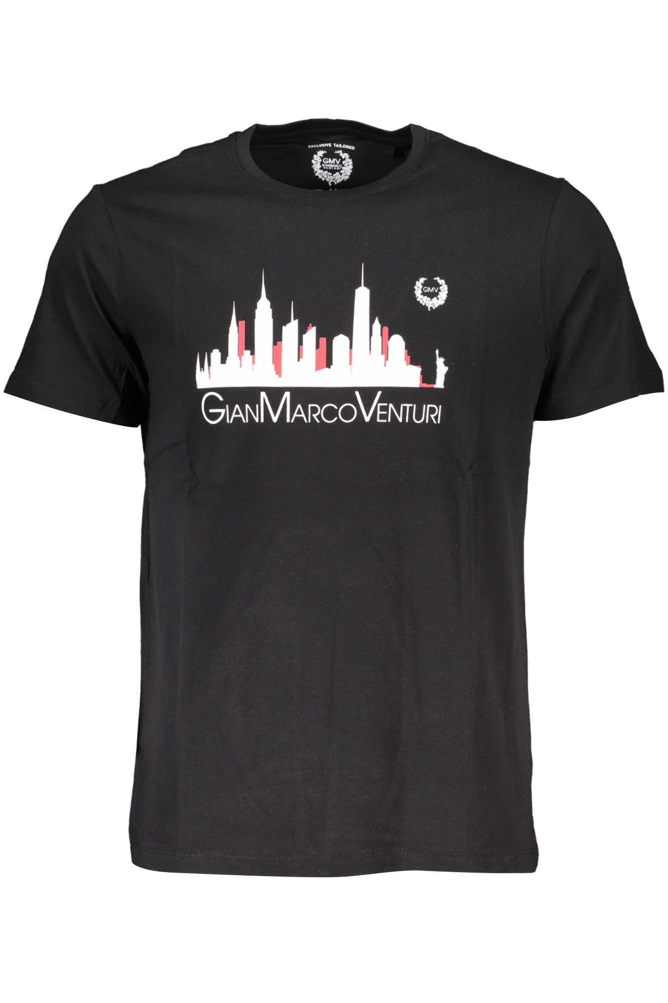 GIAN MARCO VENTURI T-SHIRT MANICHE CORTE UOMO NERO